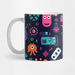 Playful Arena: Whimsical Monster Mates Mug